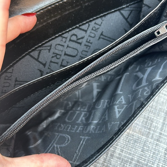 FURLA Thin Smooth Leather Black Wallet - Picture 5 of 10